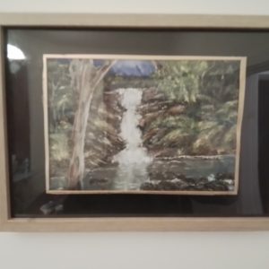 Waterfall reflections