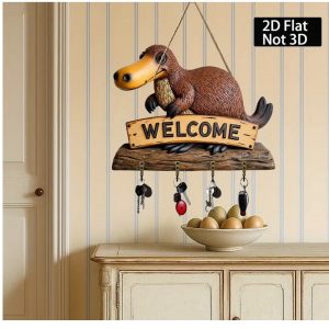 WELCOME KEY HOLDER PLATYPUS DESIGN
