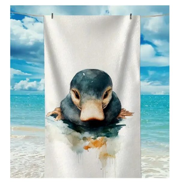 Towel with picture of a Platypus