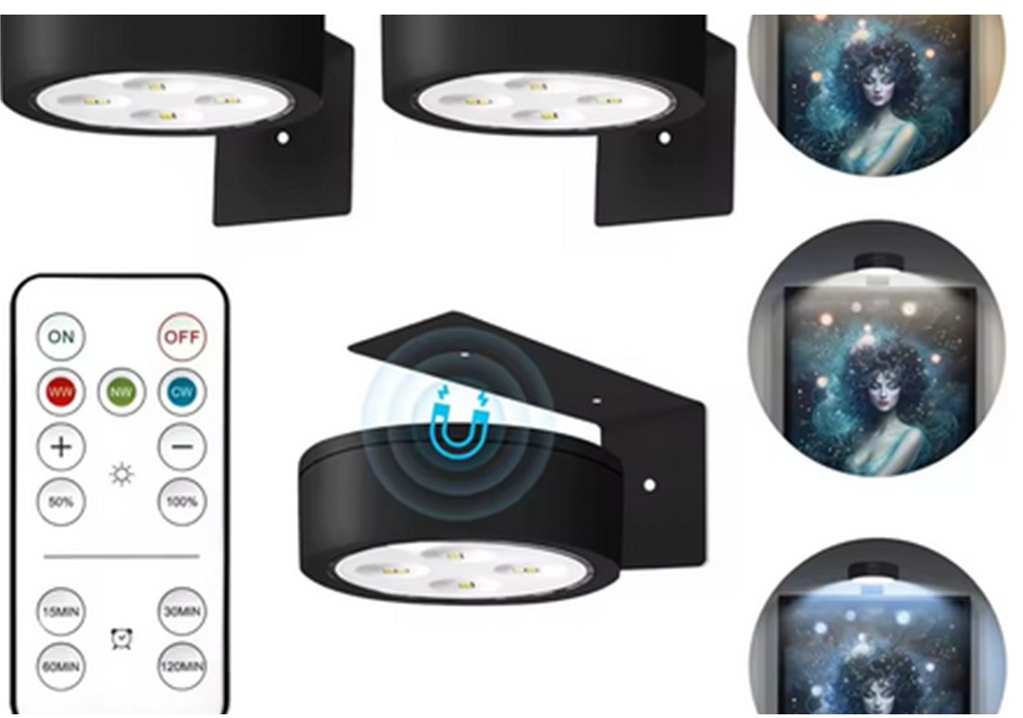 Battery Operated Picture Lights 3 Battery Operated Picture Lights - Image 3